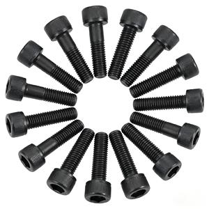 Bibo Yaente Factory Grade 12.9 Black Oxide Full Thread Hex Socket Head Cap <b>Screws</b> <b>M3</b> M4 M5 M6 M12 M14 M20 Allen Bolts Hex Socket - Product Image 1