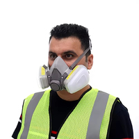 Masque respiratoire demi-visage anti-poussière UT 6200 Set Ce M401, masque de peinture, masque à gaz