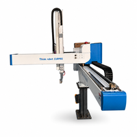 Robot manipulateur de sortie haute vitesse à 3 axes pour machine de moulage par injection plastique avec bras robotisé à servomoteur AC