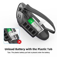 Avec couvercle d'ouverture de batterie et sangle d'articulation Housse de protection en silicone pour contrôleur Meta Quest 3S/3 VR Accessoires