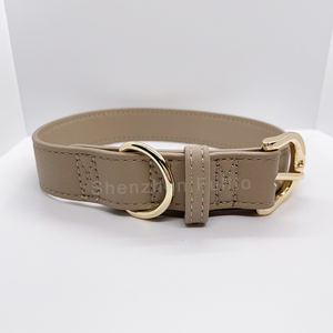 Fullto <span class=keywords><strong>Popular</strong></span> gran oferta <span class=keywords><strong>Collar</strong></span> de perro personalizado correas de lujo de cuero suave <span class=keywords><strong>Collar</strong></span> de entrenamiento de mascotas para perro - Product Image 2