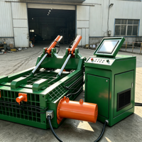 Presse à balles hydraulique robuste pour métaux, compacteur de ferraille à commande par écran tactile PLC pour le recyclage de l'aluminium, du cuivre et de l'acier
