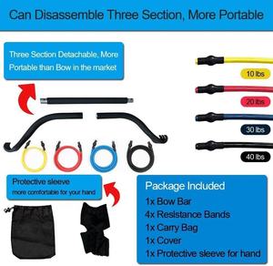 Zj Hot Bán Tập Thể Dục Cử Tạ Tập Thể Dục Squat Latex Bow Và Mũi Tên Kháng Ban Nhạc Đười ươi Bow Thiết Bị Tập Thể Dục Phụ Kiện - Product Image 2