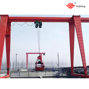 Customized 16 Ton Single <strong>Rail</strong>-<strong>Mounted</strong> MH Type <strong>Gantry</strong> <strong>Crane</strong> with Engine &amp; Motor Bearing Electric Hoist for Outdoor Cargo Yards - Product Image 6
