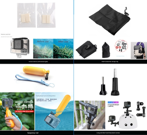 Hongdak hành động & thể thao GoPros Phụ Kiện máy ảnh Combo kit ban đầu cho gorpo anh hùng 10 9 đi <span class=keywords><strong>Pro</strong></span> Phụ Kiện Bộ gopro12 - Product Image 5