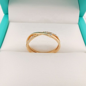 Anillos de Boda, Anillo de Diamantes, Diseño Especial en Espiral, Estilo Natural, Venta en Línea, Anillo de Compromiso o Aniversario para Mujer, Oro - Product Image 3