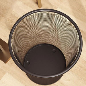 Round Open Top Metal Eco-Friendly Decorative <b>Paper</b> Basket Without Lid for <b>Kitchen</b> Home Office & Hotel Use - Product Image 2