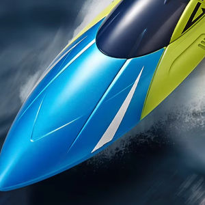 Bateau de hors-bord télécommandé à grande vitesse radiocommande électrique modèle de bateau de jouet d'eau de garçon électrique à grande vitesse - Product Image 3