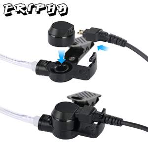 Auricular de tubo acústico de 3.5mm / 1 pin solo para escucha, para micrófono de altavoz remoto, <span class=keywords><strong>radio</strong></span> bidireccional Motorola Kenwood - Product Image 5