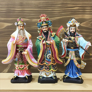 ตุ๊กตาตัวละครงิ้วจีน งานฝีมือพลาสติกหลากสีสัน ของตกแต่งบ้าน - Product Image 1