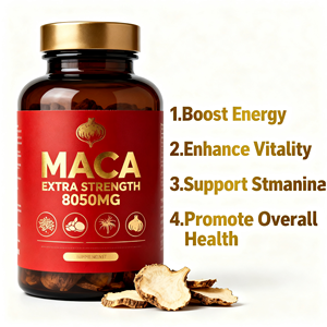 Nhà máy cung cấp viên nang chiết xuất Maca bổ sung thảo dược nhãn hiệu riêng tùy chỉnh cho sức mạnh đàn ông và làm nở mông, hông cho phụ nữ - Product Image 3