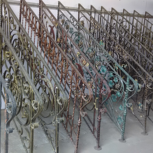 Barandilla de madera de metal, interior - Product Image 6