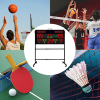 Tableau d'affichage numérique LED électronique de 1 mètre avec panneau de commande pour le basketball, le football, le volleyball, le badminton, le tennis de table