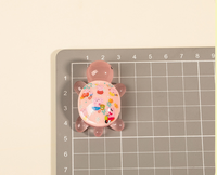 Nouveau design 3D tortue résine artisanat dessins animés résine époxy artisanat lueur dans l'obscurité bricolage résine accessoires