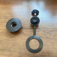 Valve d'air soufflable Boston à fond plat en TPU avec jupe de protection pour tente gonflable et chambre à oxygène en TPU