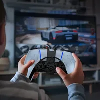 Mini volant pour manette PS5, jeux de course, remplacement de la manette de jeu, jeu amélioré pour PS5, accessoires auxiliaires de direction