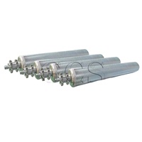 Rodillo transportador personalizado de acero al carbono/acero inoxidable rodillo de gravedad galvanizado/tratamiento superficial de zinc