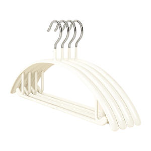 Cintres à vêtements en plastique avec crochet en acier inoxydable, design épaissi pour le rangement et l'organisation, cintre rectangulaire - Product Image 1