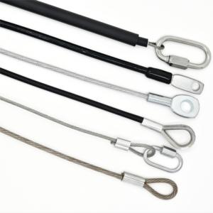 Nhà Máy Bán Buôn PVC Tráng Dây Thép Dây Lắp Ráp Dây Không Gỉ An Toàn Dây Cáp Dây Thimble Mắt - Product Image 2