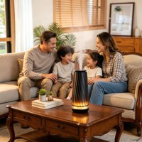 Diffuseur d'huiles essentielles silencieux et étanche pour la maison, diffuseur d'arômes sans eau, ensemble cadeau