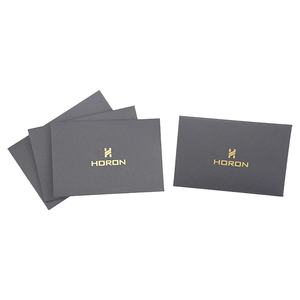 Enveloppes de courrier en gros, enveloppes en papier kraft personnalisées avec logo en feuille d'or/d'argent, enveloppes noires pour cartes de vœux - Product Image 2