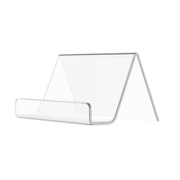 Support de Présentation de Vêtements en Acrylique Transparent Moderne et Écologique pour Bureau, Léger, Portable, Porte-Cartes de Table Multifonctionnel