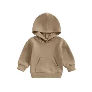 Vente en gros Ensembles de sweat à capuche pour enfants Ensemble de sweat à capuche personnalisé en coton pour garçons, deux pièces pour bébés, tout-petits enfants