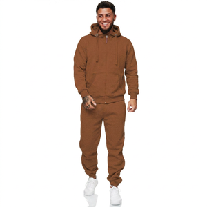 Conjuntos Deportivos de Dos Piezas para Hombre, Invierno, Lavado Ácido, Estampado, 100% Algodón, con Logotipo Personalizado, Estilo Urbano - Product Image 1