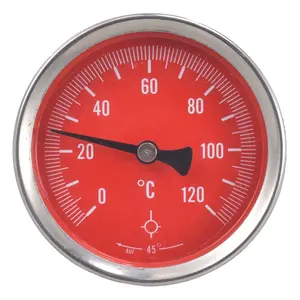 תנור גריל מדחום בימטאלי תעשייתי חום בימטאלי 0-120 מדחום celsiusbimetal