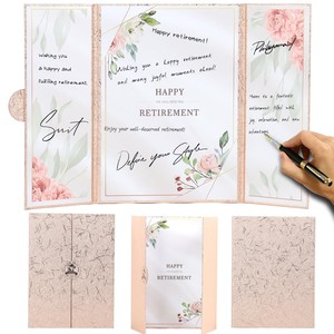 Biglietto d'<span class=keywords><strong>Auguri</strong></span> di Lusso per <span class=keywords><strong>Compleanno</strong></span> con Busta, Personalizzabile, Pieghevole in Tre, Ecologico e Riciclabile, Regalo per Colleghi, Amici, Famiglia - Product Image 4