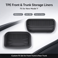 Nouveaux produits Tapis de coffre avant en TPE, tapis de coffre arrière, tapis de protection de coffre à bagages pour Tesla Model Y Juniper/Model YL 2025