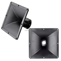 Haut-parleur carré professionnel 165 * 165 mm, cornet de haut-parleur à haute fréquence, haut-parleur à haute fréquence à 44 noyaux, cornet d'amplification en plastique
