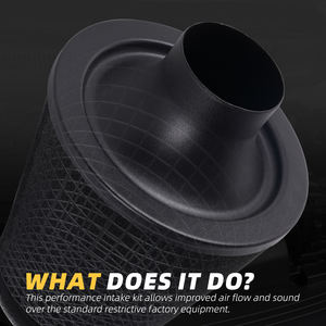 VW Golf MK4 GTI Audi A3 için performans hava İndüksiyon giriş kiti filtre 1.8T motorlar araba modifikasyon parçaları - Product Image 4