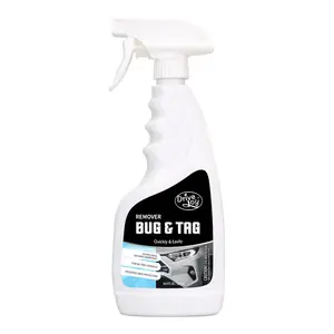 Spray removedor de insetos e alcatrão para carros 500ml, dissolve manchas e insetos, limpador de passo