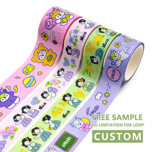 Juego de Cintas Coloridas Premium con Impresión Personalizada a Todo Color, Envueltas en Plástico Termoencogible y Etiquetas Redondas para Caja de Regalo - Product Image 2
