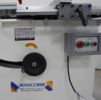 Scie à panneaux verticale coulissante HAIGUANG 4KW 220V, lame de 350 mm, scie circulaire industrielle pour le travail du bois, garantie 1 an, biseau 0-45°