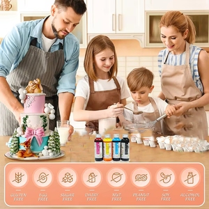 Recharge d'encre comestible EVEBOT pour imprimante à café — Encre alimentaire 4 couleurs pour l'art latte et l'impression sur gâteaux, flacon de 100 ml - Product Image 4