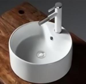 Moule en silicone rond de haute qualité pour évier en béton, lavabo en ciment fait main - Product Image 1