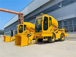 XCMG Official Concrete Mixer Machine 4m3 Capacity Automatic Self Loading Concrete Mixer Truck SLM4 For Sale