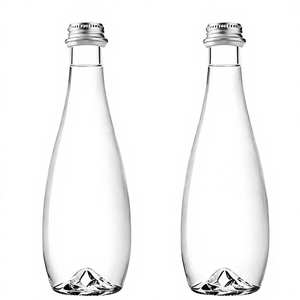 Botella de Vidrio Transparente para Alcohol, Licor, Vino, Ron, Ginebra, Jugo, Agua Mineral y Brandy con Tapa para Tequila y Otras Bebidas Espirituosas - Product Image 2