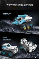 Kit de Construcción STEM 720PCS 5 en 1, Robot y Vehículo RC Controlados por Aplicación y Bluetooth, para Niños de 5 a 14 Años