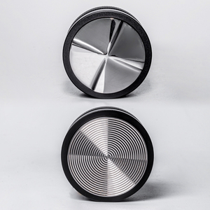 Prensador y Distribuidor de Café Espresso Portátil de Acero Inoxidable con Tapa de Madera de Nogal de 51 mm, 53 mm, 58,35 mm - Product Image 5