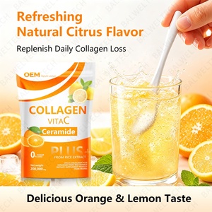 Colágeno Hidrolizado en Polvo Sin Azúcar al por Mayor OEM, Polvo de Colágeno con Vitamina C para Blanquear la Piel - Product Image 2