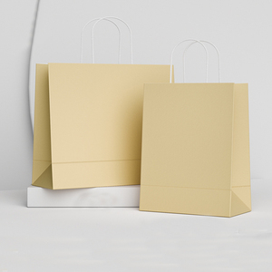 Bolsas de Compras de Lujo con Diseño de Logotipo Personalizado, Bolsas de Regalo al por Mayor, Bolsas de Papel Kraft para Llevar Comida con Asas - Product Image 5