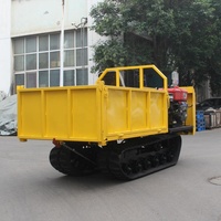 1 tonne 1,5 tonne Mini Crawler High Tip Lifting Dumper 500kg 700kg Rubber Track Transporter Dumper moteur diesel pour Offre Spéciale
