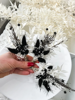 Boutonnière personnalisée couleur gothique bohème avec fleurs séchées, mini bouquet pour le marié, accessoires pour les garçons d'honneur, Pâques