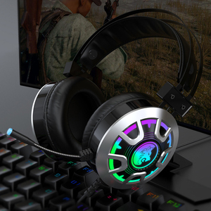 Casque de jeu 7.1 canaux à LED avec son externe USB, casque de jeu pour PC et <span class=keywords><strong>PS4</strong></span>, fabriqué en Chine - Product Image 4