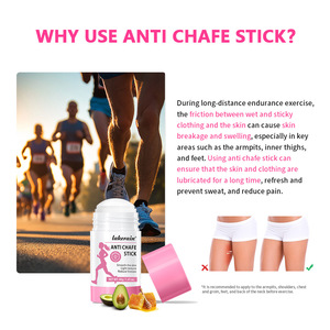 Stick anti-frottement pour la course, crème anti-frottement, stick anti-frottement pour la course résistant à la transpiration, soin cutané pour talon, bras et cuisse - Product Image 3