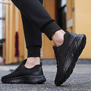 Zapatos Deportivos de Moda para Hombre, Talla Grande, Ligeros, Transpirables, con Diseño de Cordones, Forro de Malla, para Caminar - Product Image 3