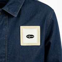 Parche de Cuero Ecológico de PU Personalizado con Logotipo Serigrafiado para Etiquetas de Jeans, Accesorios de Ropa Cosidos, Fabricante OEM